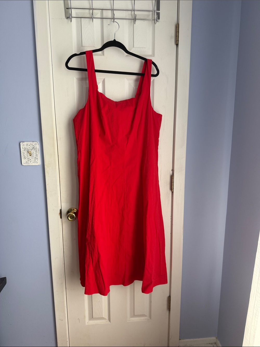 NWT Torrid Classic Red Sleeveless Square-Neck Dress